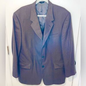 MENS KENNETH COLE for Dillards Brown wool blazer sport coat Sz 46 jacket